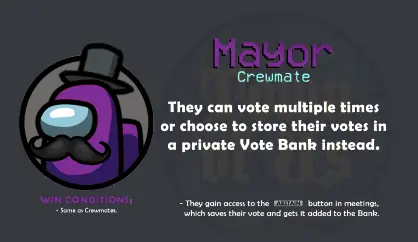 Mayor Role MOD Among Us