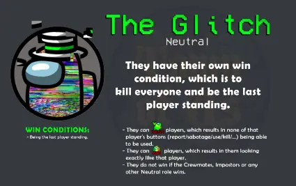 The Glitch Role MOD Among Us