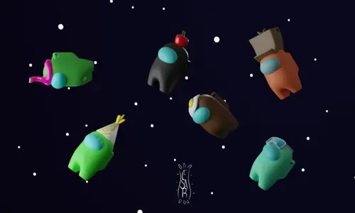 among us wallpaper cute